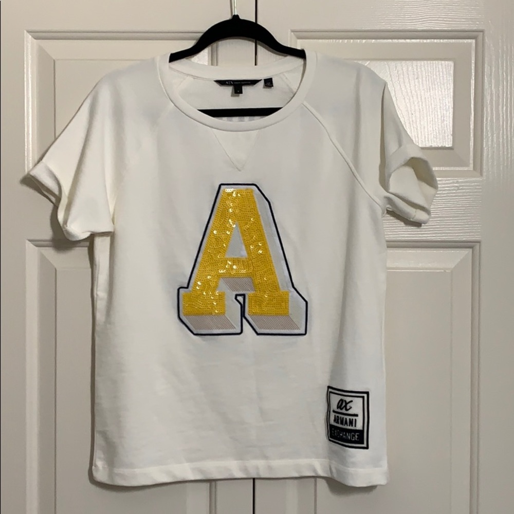Armani Exchange varsity top NEVER WORN